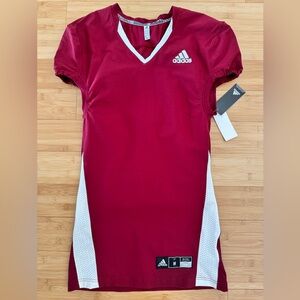 Adidas Football Practice Jersey Men's Size M Red/White NWT